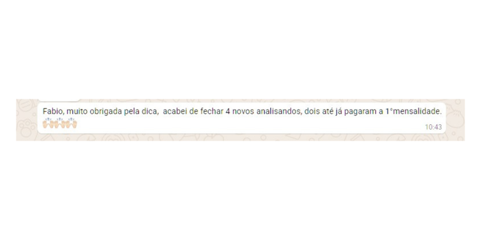 Depoimento sobre resultados gerados com a Comunidade SalesMind